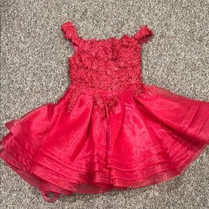 Pink Floral Cocktail Dress